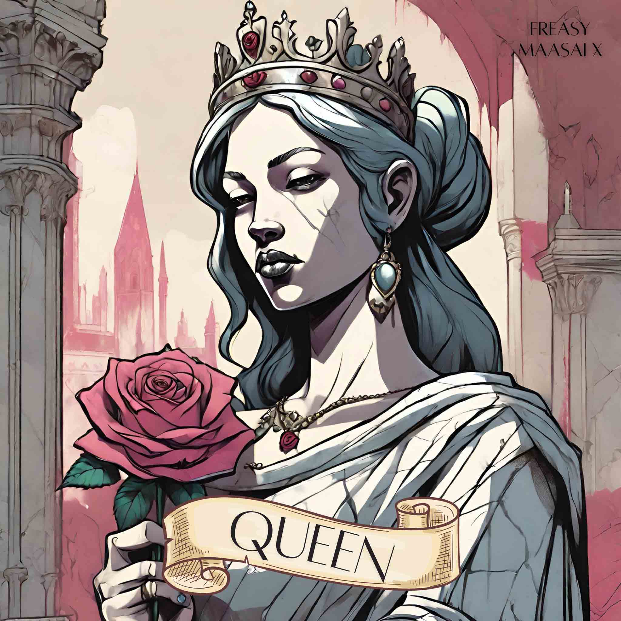 0-21111827-fa04-4cd9-96d9-49094ce99571-1000x1000 Single-Cover «Queen» von Freasy & Maasai X